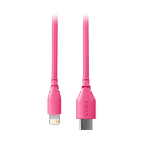 Rode SC21 USB-C auf Lightning Kabel pink 30 cm