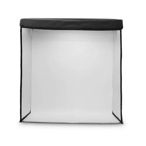 Hama ToGo mobiles Mini Fotostudio faltbare Box mit LED Ringlicht