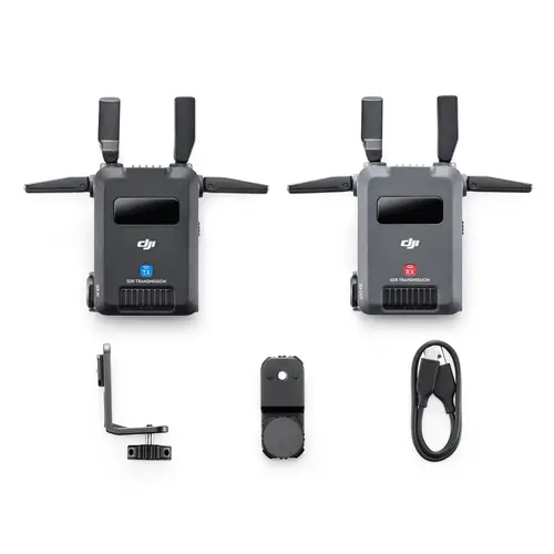 DJI SDR Transmission Combo (1x Sender, 1x Empf., 2x Adapterpl., 1x USB-Kabel)