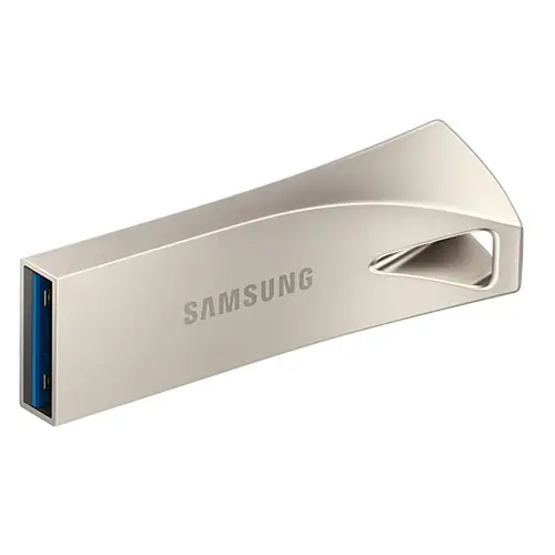 Samsung 512 GB USB 3.1 Flash Drive BAR Plus, Champagne Silver