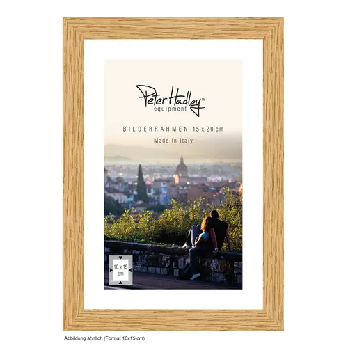 Peter Hadley Vero 10x15 cm eiche, Natur-Holzrahmen
