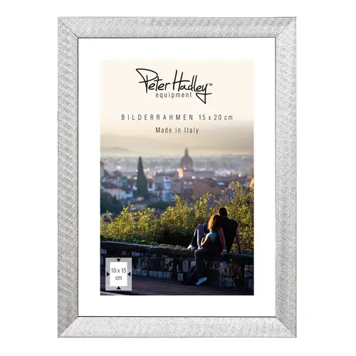 Peter Hadley Gela 15x20 cm silber, Holzrahmen