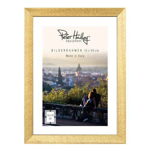 Peter Hadley Gela 15x20 cm gold, Holzrahmen
