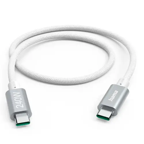 Hama Full-Featured USB-C - USB-C, 3.2 Ladekabel 1,5 m, Gen1, 5 Gbit/s, weiß