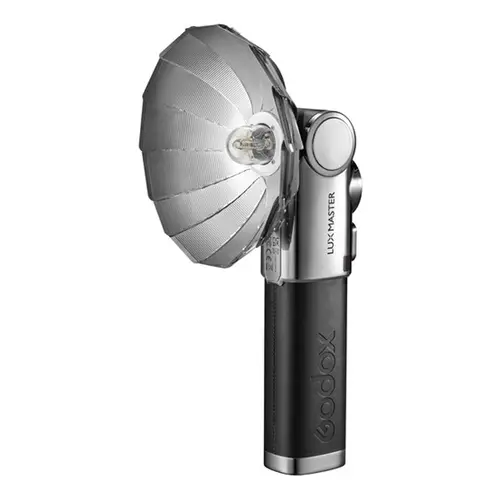 Godox Lux Master Retro Blitzgerät, handgehalten