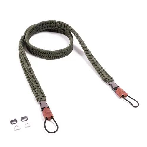 C-Rope Traveler Paracord military olive 125 cm Kameragurt