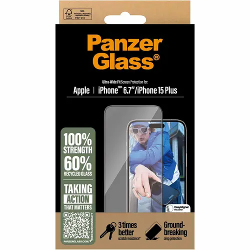 PanzerGlass SP iPhone 16 Plus UWF Displayschutzglas