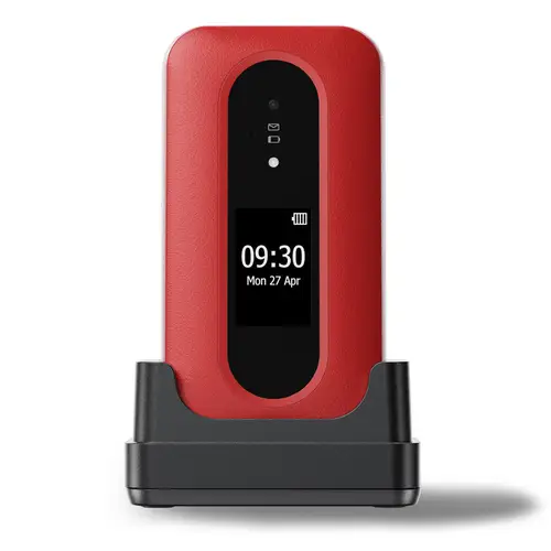 Doro Leva L30 Mobiltelefon rot-weiß