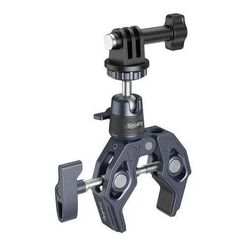 SmallRig 4102B Super Clamp with 360° Ball Head Mount for Action Cameras