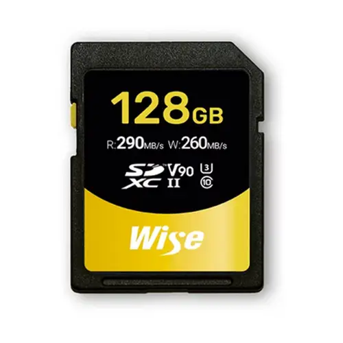 Wise SDXC UHS-II V90 128 GB Speicherkarte