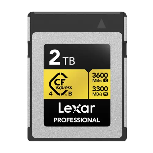 Lexar CFexpress 2 TB PRO Type B GOLD 4.0 Serie R3600/W3300 MB/s