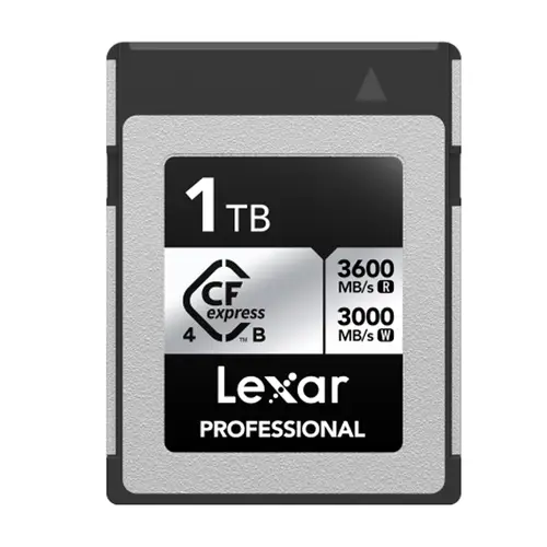 Lexar CFexpress 1 TB PRO Type B SILVER 4.0 Serie R3600/W3000 MB/s