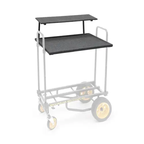 RockNRoller 2-tier Multimedia Shelf für R8, R10, R12,  Regalboden zweistufig