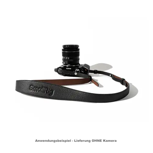 SmallRig 5208 Univ. Leather Camera Shoulder Strap black