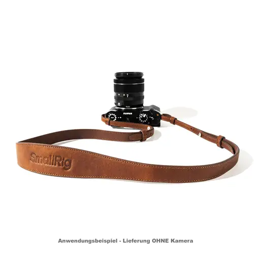 SmallRig 5209 Univ. Leather Camera Shoulder Strap brown