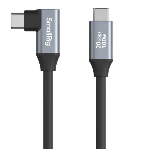SmallRig 4791 USB-C an USB-C Data Cable 60 cm (angled to straight)