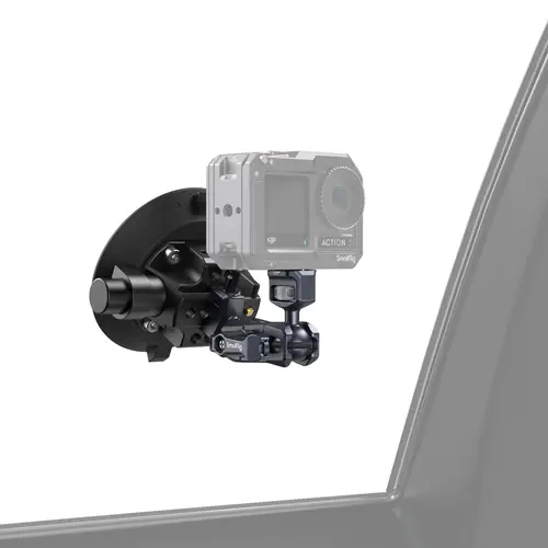 SmallRig 4236B 4' Suction Cup Camera Mount Kit for Vehicle Shooting, Saugnapf"