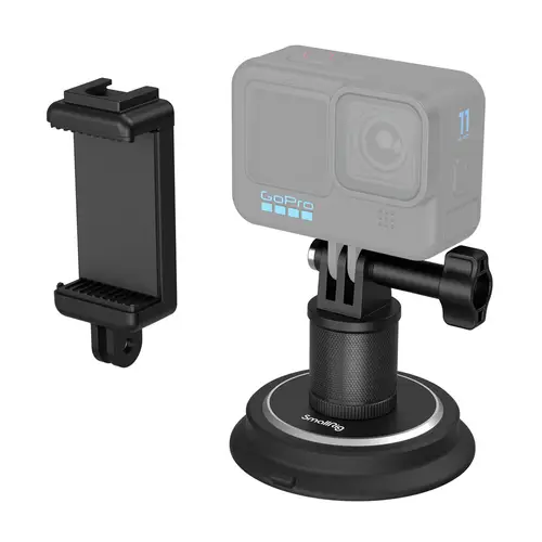 SmallRig 4347 Suction Cup Mounting Support for Action Cameras, Saugnapf