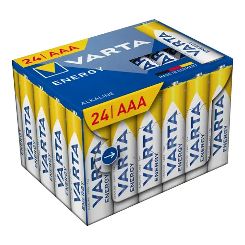 Varta Energy Micro AAA CUBE24 Batterie plastikfrei