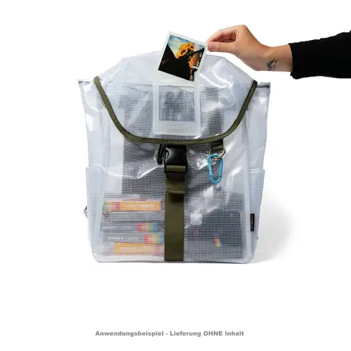 Polaroid Ripstop Backpack Clear, Ripstop-Rucksack klar