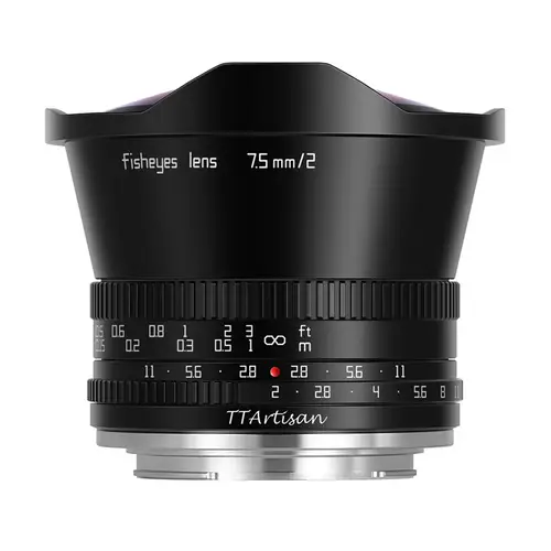 TTARTISAN 2,0/7,5 mm, Fujifilm X-Mount schwarz, Fisheye Objektiv