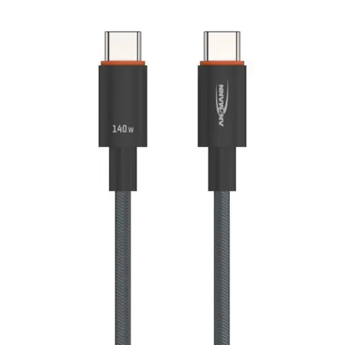 Ansmann USB-C Ladekabel 120 cm anthrazit