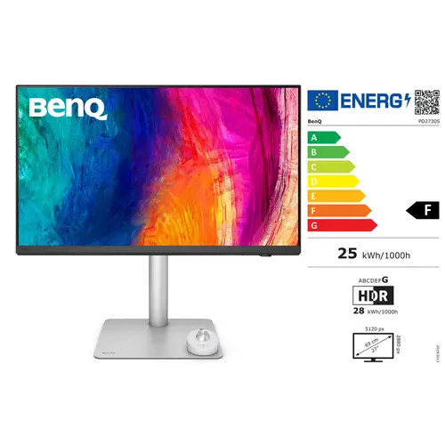 BenQ PD2730S 68,58 cm (27') silber 5K-Monitor für Designer"
