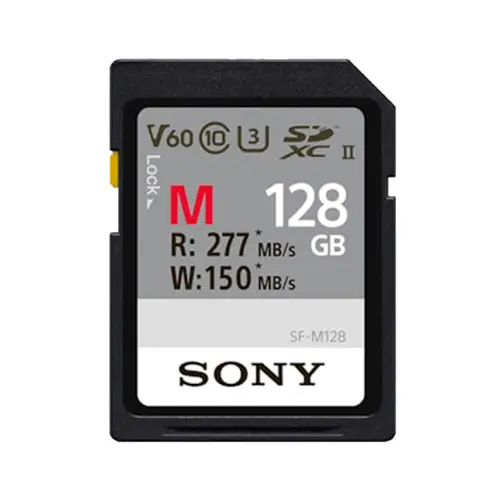 Sony SF-M 128 GB SDXC-Karte UHS-II U3 277MB/s