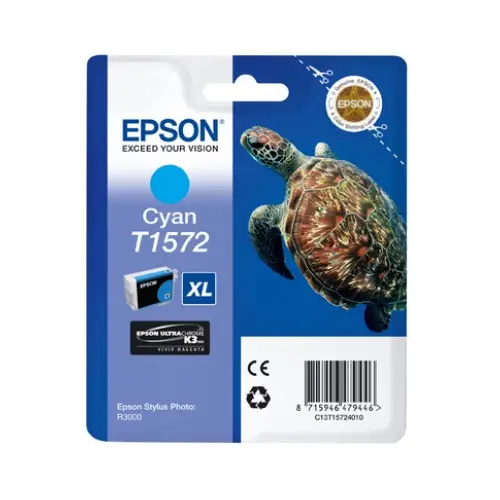Epson T1572 cyan 25,9 ml Tinte UltraChrome K3 Ink für Stylus R3000