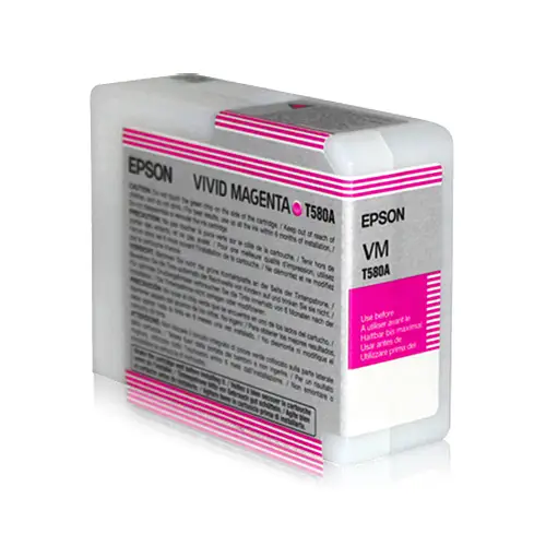 Epson T580A vivid magenta 80 ml Tinte für Stylus Pro 3880