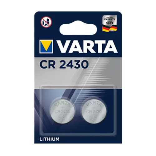 Varta Electronics CR 2430 2er Blister Knopfzelle