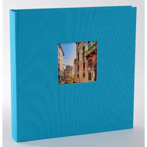 Goldbuch Bella Vista 30x31 cm, 60 weiße Seiten, türkis,  Buchalbum