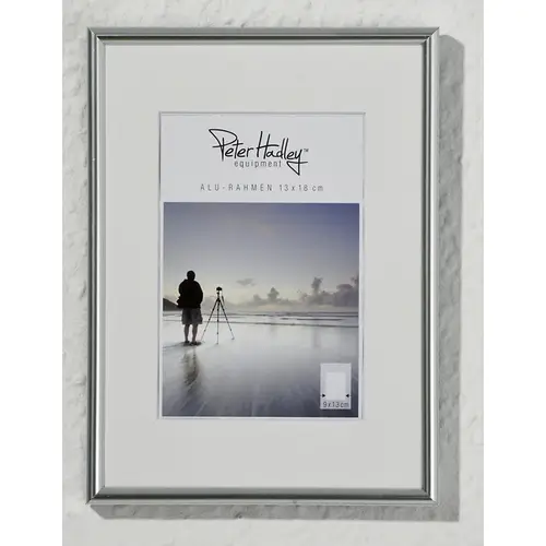Peter Hadley Tibet 15x20 cm silber-glanz Alurahmen mit cremefarbenem Ppt. (10x15)