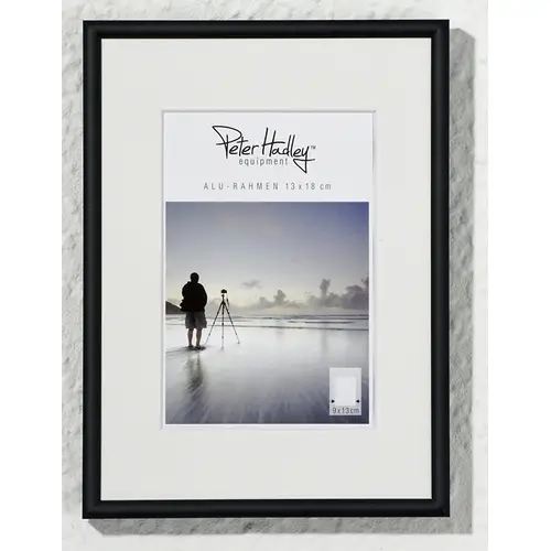 Peter Hadley Tibet 10x15 cm schwarz-matt, Alurahmen