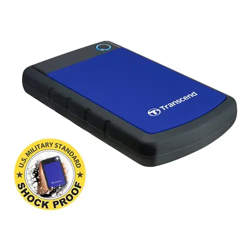 Transcend StoreJet 25H3B 2TB blau, portable externe 2,5' HDD-Festplatte"