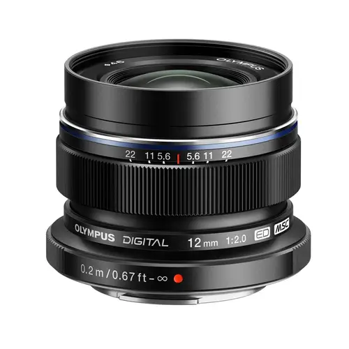 Olympus M.Zuiko ED 2,0/12 mm schwarz, Objektiv