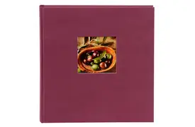 Goldbuch Bella Vista 30x31 cm, 60 weiße Seiten, fuchsia, Buchalbum