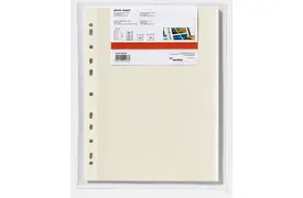 Walther Selbstklebeblätter weiß 23,5 x 31,5 cm, 10 Blatt, Lochstanzung