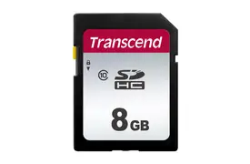 Transcend 8 GB SDHC-Karte 300S UHS-1 U1 C10 20/10MB/s