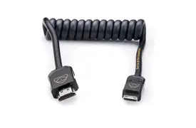 Atomos Full HDMI auf Mini HDMI 30-60 cm Spiralkabel