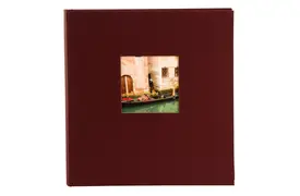 Goldbuch Bella Vista 30x31 cm, bordeaux, 100 weiße Seiten, Buchalbum
