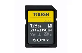 Sony SDXC-Karte 128 GB TOUGH Cl10 UHS-II U3 V60, 277/150 MB/s