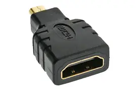 InLine HDMI Adapter HDMI A Buchse auf Micro HDMI D Stecker 4K/60Hz kompatibel