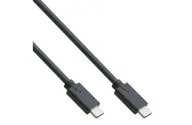 InLine USB 3.2 Gen.2 Kabel, USB Typ C 1m Stecker/Stecker, schwarz