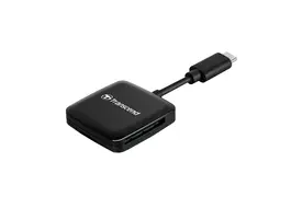 Transcend SD/microSD Card Reader, Type C, USB 3.2 Gen.1 schwarz