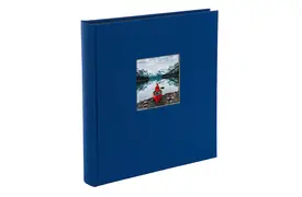 Goldbuch Bella Vista 30x31 cm, 60 schw. Seiten, blau, Buchalbum