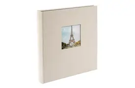 Goldbuch Bella Vista 30x31 cm, 60 schw. Seiten, sandgrau, Buchalbum