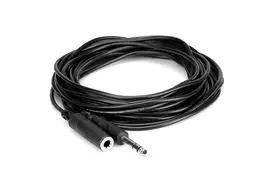 Hosa HPE-310 Kopfhörer Verl.-Kabel 6,35 mm TRS ca. 3,0 m (10 ft)
