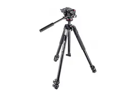 Manfrotto 190X Alu Stativ QPL mit XPRO Fluid-Kopf 3 Segmente
