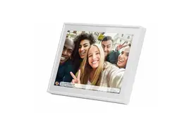Braun 10,1' DigiFrame 1019 WiFi weiß 16 GB, Digitaler Bilderrahmen"